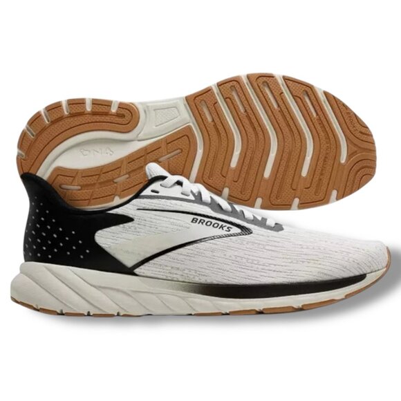 Brooks Anthem 7 Mens Running Shoes Size 13 White Black 110439 1D 121 (NEW) main image 4